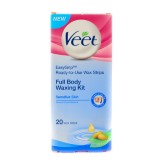 Veet Full Body Waxing Kit - Sensitive Skin (Pack of 1) 